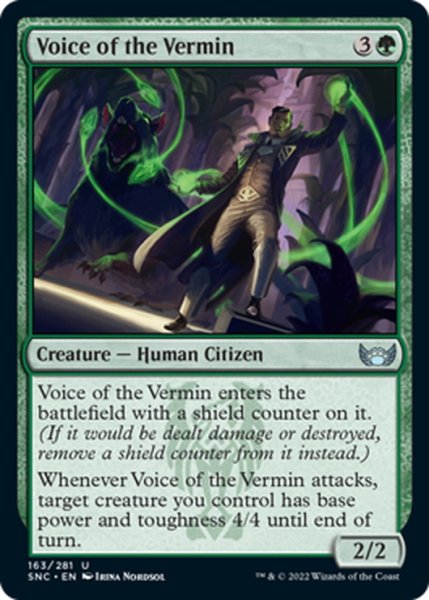 画像1: 【ENG】害獣の声/Voice of the Vermin[MTG_SNC_163U] (1)