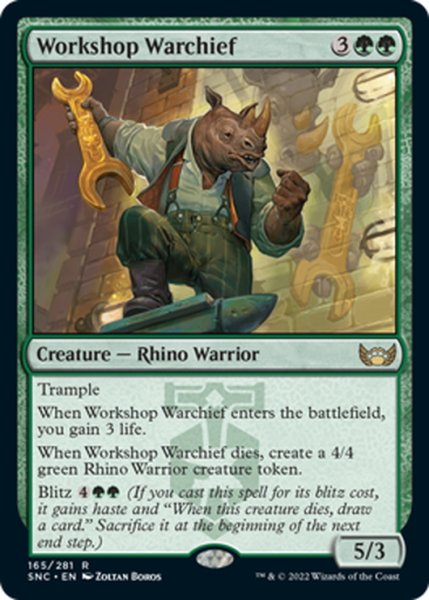 画像1: 【ENG】作業場の戦長/Workshop Warchief[MTG_SNC_165R] (1)