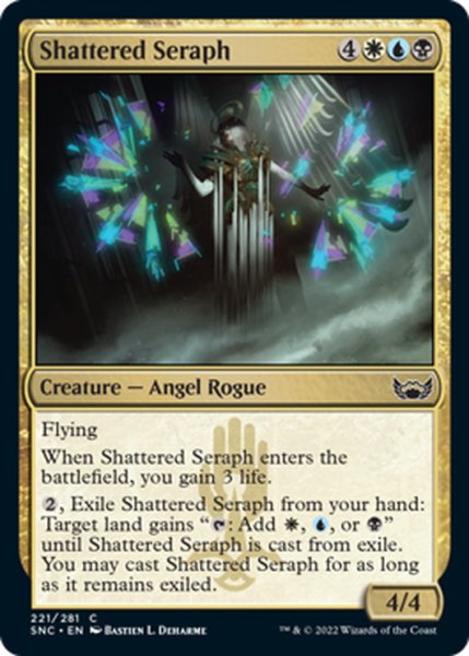 画像1: 【ENG】砕かれた熾天使/Shattered Seraph[MTG_SNC_221C] (1)