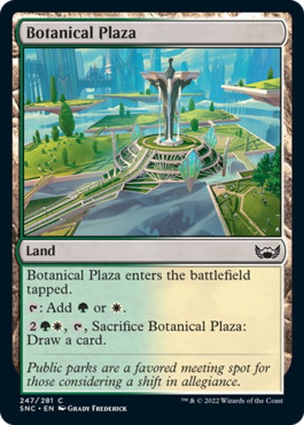 画像1: 【ENG】植物広場/Botanical Plaza[MTG_SNC_247C] (1)