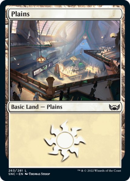 画像1: 【ENG】平地/Plains[MTG_SNC_263L] (1)