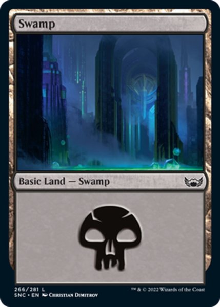 画像1: 【ENG】沼/Swamp[MTG_SNC_266L] (1)