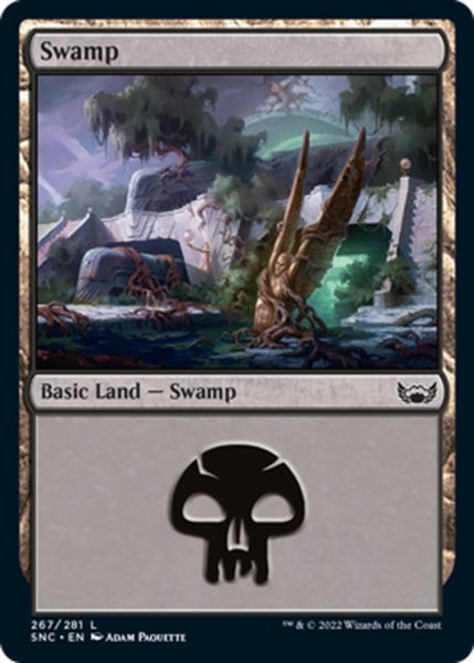 画像1: 【ENG】沼/Swamp[MTG_SNC_267L] (1)