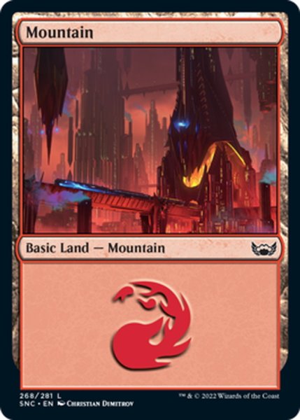 画像1: 【ENG】山/Mountain[MTG_SNC_268L] (1)