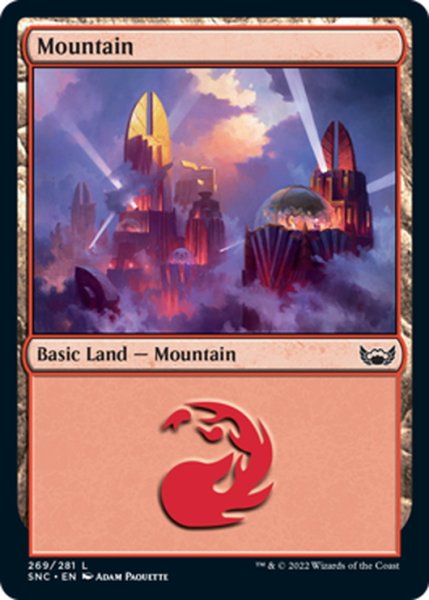 画像1: 【ENG】山/Mountain[MTG_SNC_269L] (1)