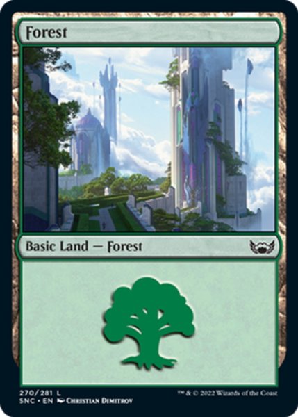 画像1: 【ENG】森/Forest[MTG_SNC_270L] (1)