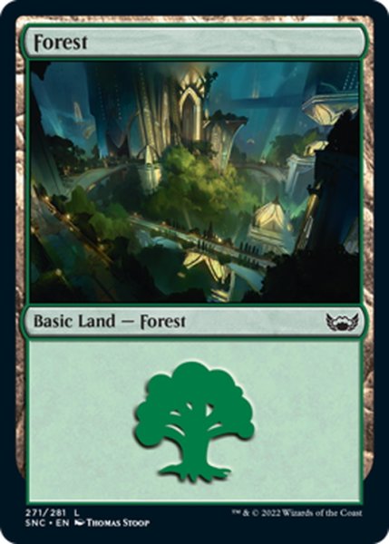 画像1: 【ENG】森/Forest[MTG_SNC_271L] (1)