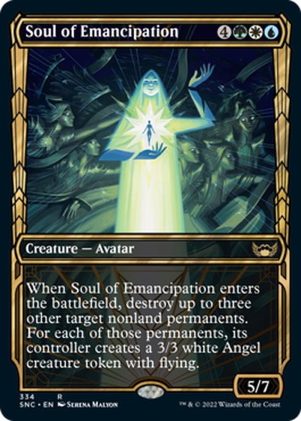 画像1: 【ENG】解脱の魂/Soul of Emancipation[MTG_SNC_334R] (1)