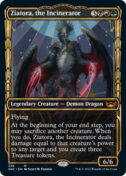 画像1: 【ENG】焼却するもの、ジアトラ/Ziatora, the Incinerator[MTG_SNC_339M] (1)