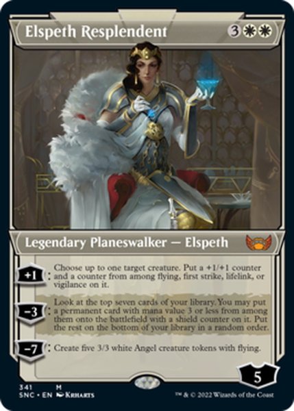 画像1: 【ENG】華やいだエルズペス/Elspeth Resplendent[MTG_SNC_341M] (1)