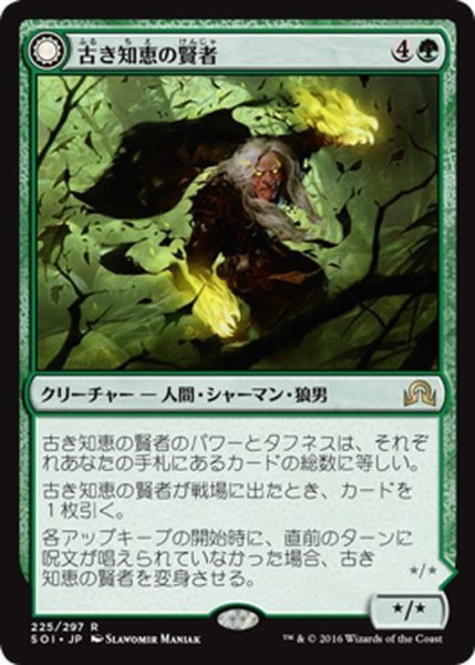 画像1: 【JPN】古き知恵の賢者/Sage of Ancient Lore[MTG_SOI_225R] (1)