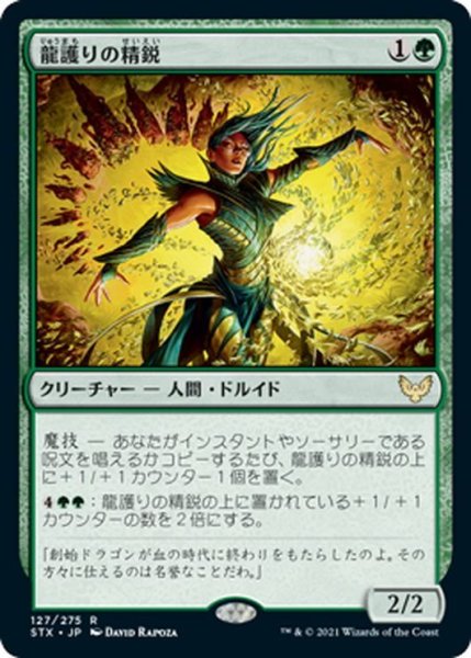 画像1: 【JPN】龍護りの精鋭/Dragonsguard Elite[MTG_STX_127R] (1)