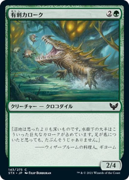 画像1: 【JPN】有刺カローク/Spined Karok[MTG_STX_143C] (1)