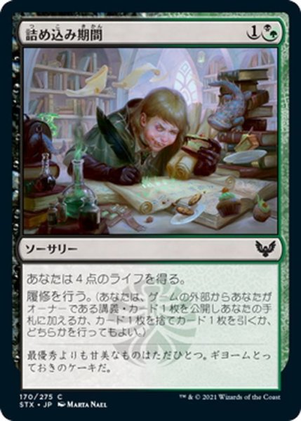 画像1: 【JPN】詰め込み期間/Cram Session[MTG_STX_170C] (1)