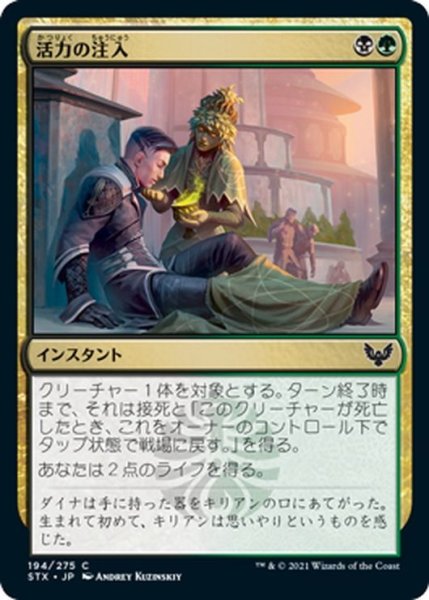 画像1: 【JPN】活力の注入/Infuse with Vitality[MTG_STX_194C] (1)