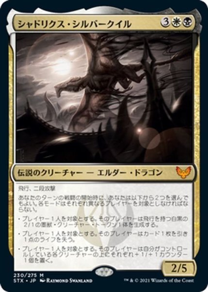 画像1: 【JPN】シャドリクス・シルバークイル/Shadrix Silverquill[MTG_STX_230M] (1)