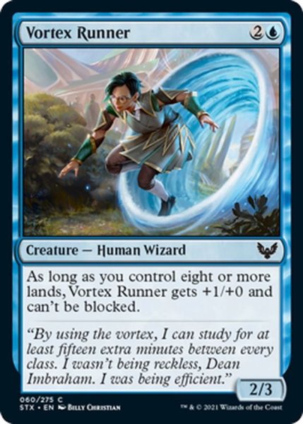 画像1: 【ENG】渦の走者/Vortex Runner[MTG_STX_060C] (1)