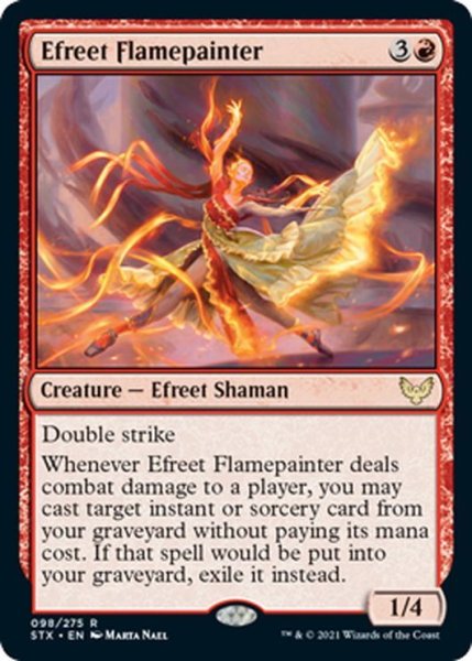 画像1: 【ENG】イフリートの炎塗り/Efreet Flamepainter[MTG_STX_098R] (1)