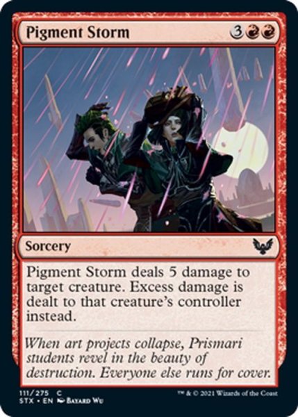 画像1: 【ENG】色素の嵐/Pigment Storm[MTG_STX_111C] (1)