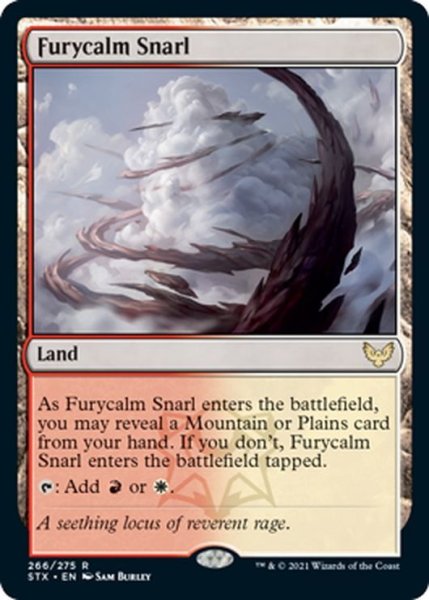 画像1: 【ENG】怒静の交錯/Furycalm Snarl[MTG_STX_266R] (1)