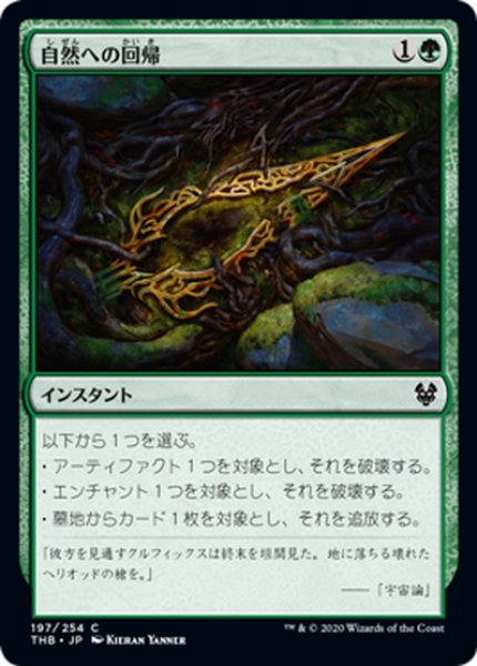 画像1: 【JPN】自然への回帰/Return to Nature[MTG_THB_197C] (1)