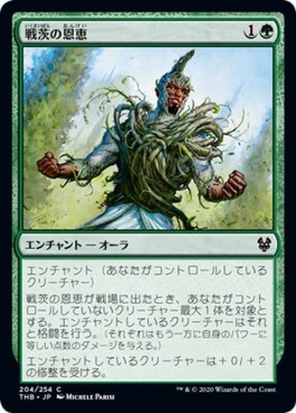 画像1: 【JPN】戦茨の恩恵/Warbriar Blessing[MTG_THB_204C] (1)