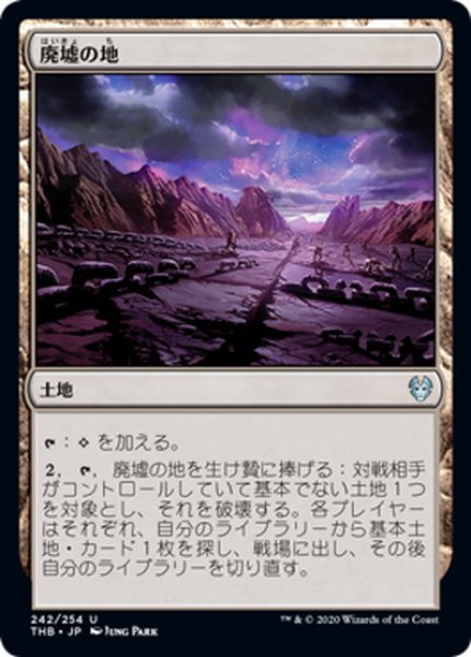 画像1: 【JPN】廃墟の地/Field of Ruin[MTG_THB_242U] (1)