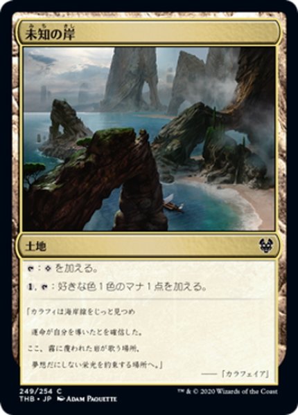 画像1: 【JPN】未知の岸/Unknown Shores[MTG_THB_249C] (1)