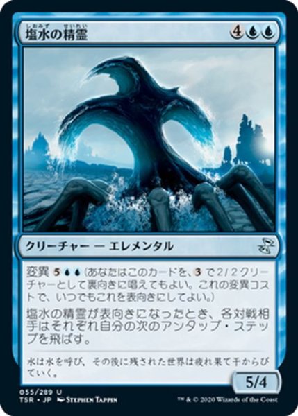 画像1: 【JPN】塩水の精霊/Brine Elemental[MTG_TSR_055U] (1)