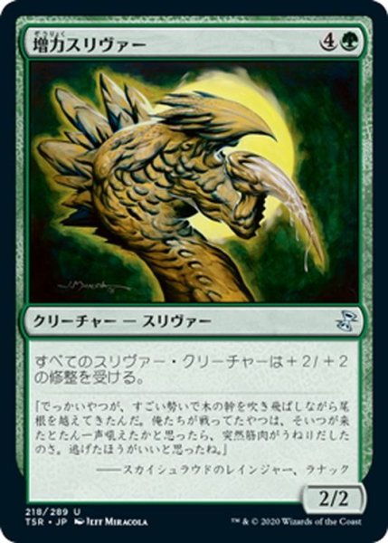 画像1: 【JPN】増力スリヴァー/Might Sliver[MTG_TSR_218U] (1)