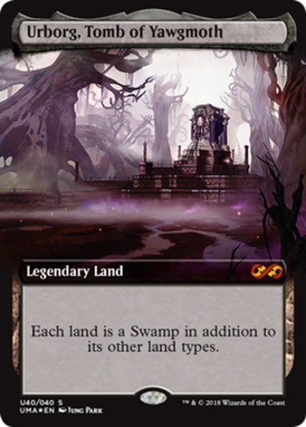 画像1: 【ENG】★Foil★ヨーグモスの墳墓、アーボーグ/Urborg, Tomb of Yawgmoth[MTG_UMA_S40S] (1)