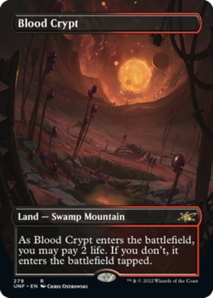 画像1: 【ENG】★Foil★血の墓所/Blood Crypt[MTG_UNF_279R] (1)