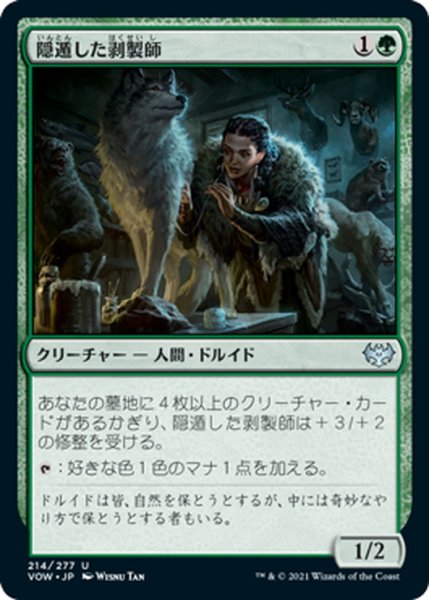 画像1: 【JPN】隠遁した剥製師/Reclusive Taxidermist[MTG_VOW_214U] (1)