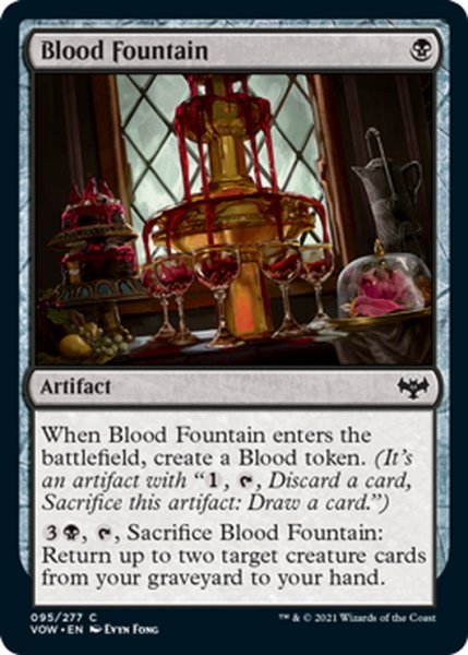 画像1: 【ENG】血の泉/Blood Fountain[MTG_VOW_095C] (1)