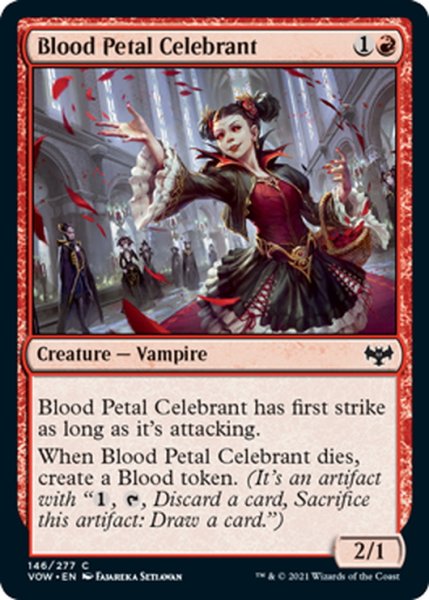 画像1: 【ENG】血花の祝賀者/Blood Petal Celebrant[MTG_VOW_146C] (1)