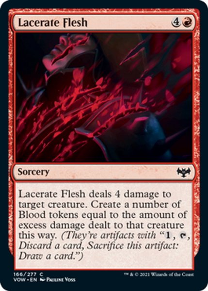 画像1: 【ENG】肉体の裂傷/Lacerate Flesh[MTG_VOW_166C] (1)