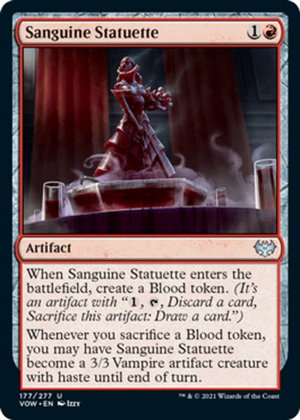 画像1: 【ENG】血なまぐさい小像/Sanguine Statuette[MTG_VOW_177U] (1)