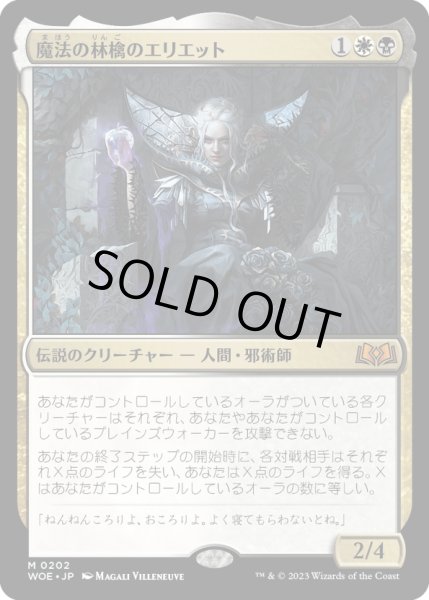 画像1: 【JPN】★Foil★魔法の林檎のエリエット/Eriette of the Charmed Apple[MTG_WOE_0202_M] (1)