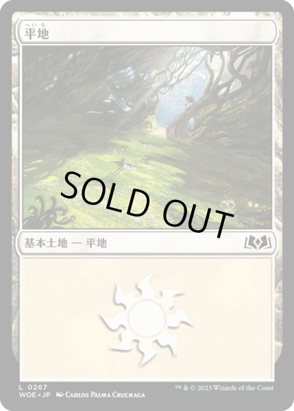 画像1: 【JPN】平地/Plains[MTG_WOE_0267_L] (1)