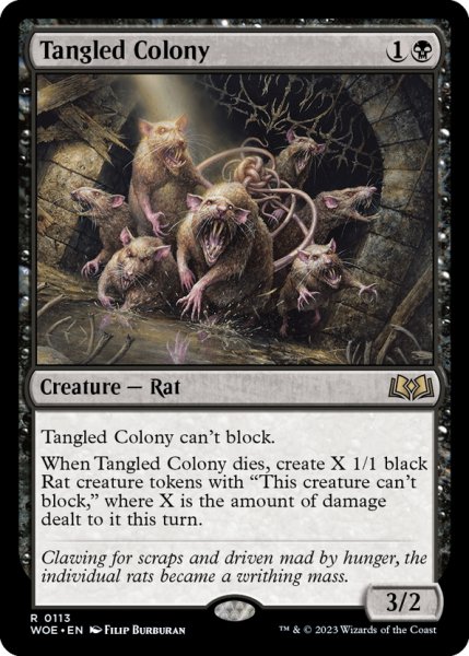 画像1: 【ENG】もつれる群体/Tangled Colony[MTG_WOE_0113_R] (1)