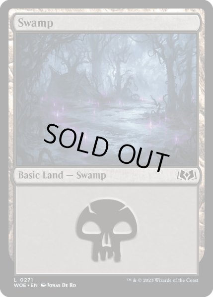 画像1: 【ENG】沼/Swamp[MTG_WOE_0271_L] (1)