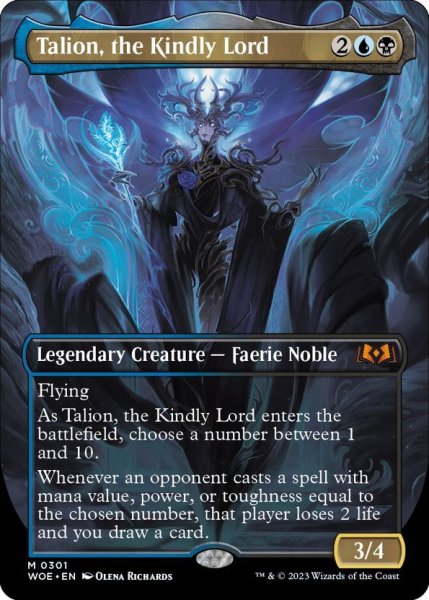 画像1: 【ENG】★Foil★慈愛の王、タリオン/Talion, the Kindly Lord[MTG_WOE_0301_M] (1)