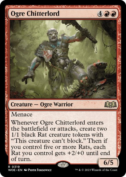 画像1: 【ENG】オーガの囀王/Ogre Chitterlord[MTG_WOE_0319_R] (1)