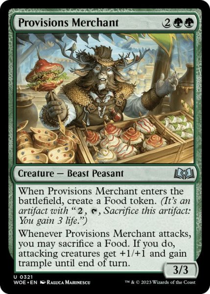 画像1: 【ENG】食糧の商人/Provisions Merchant[MTG_WOE_0321_U] (1)