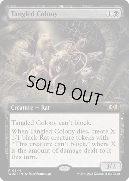 画像1: 【ENG】もつれる群体/Tangled Colony[MTG_WOE_0344_R] (1)