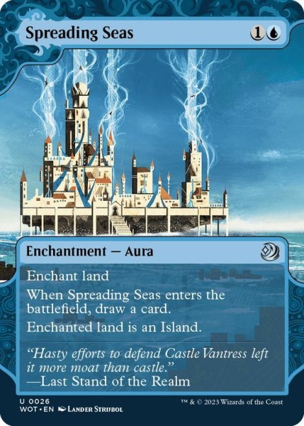 画像1: 【ENG】広がりゆく海/Spreading Seas [MTG_WOT_0026_U] (1)