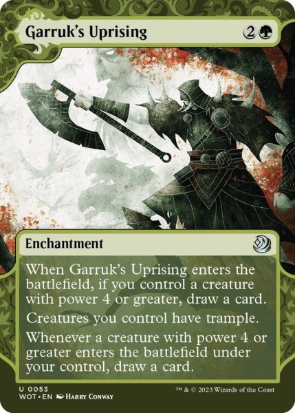 画像1: 【ENG】ガラクの蜂起/Garruk's Uprising[MTG_WOT_0053_U] (1)