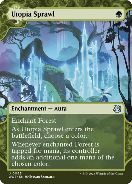 画像1: 【ENG】楽園の拡散/Utopia Sprawl[MTG_WOT_0063_U] (1)