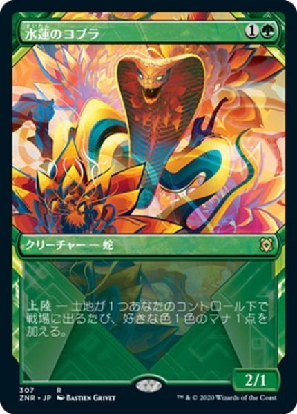 画像1: 【JPN】水蓮のコブラ/Lotus Cobra[MTG_ZNR_307R] (1)