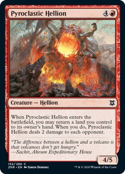 画像1: 【ENG】火砕のヘリオン/Pyroclastic Hellion[MTG_ZNR_152C] (1)